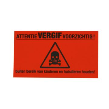 Autocollant substance dangerueses